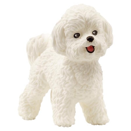 Schleich Schleich Bichon Frise Dog Figurine White 1 pc 13963